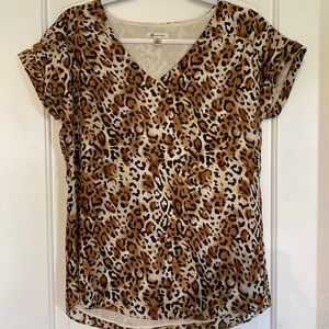 Animal print top